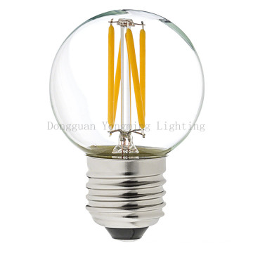 E26 G45 350lm 3.5W Dimmable IP54 LED ampoule avec transparent